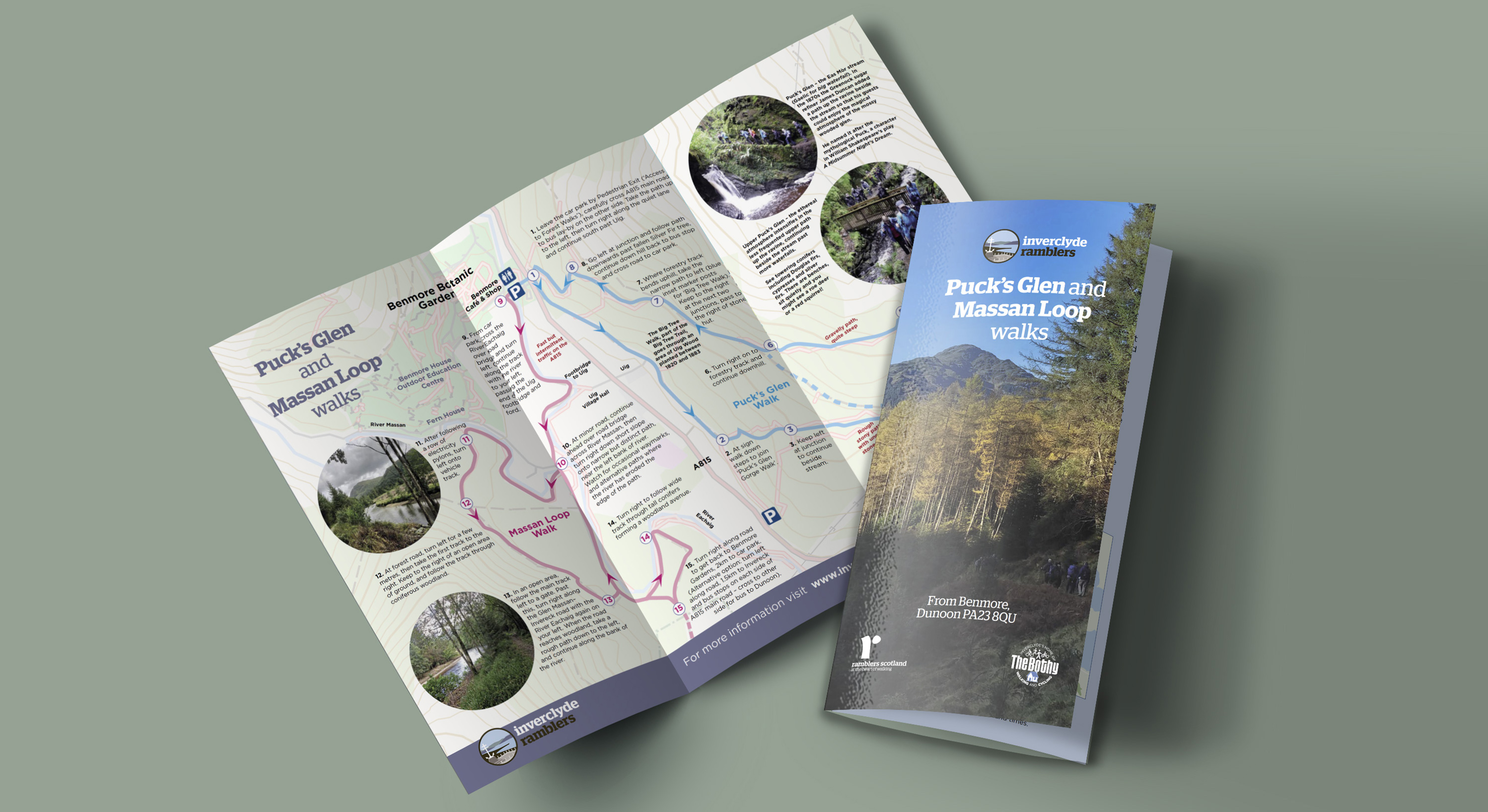 Puck's Glen walks leaflet